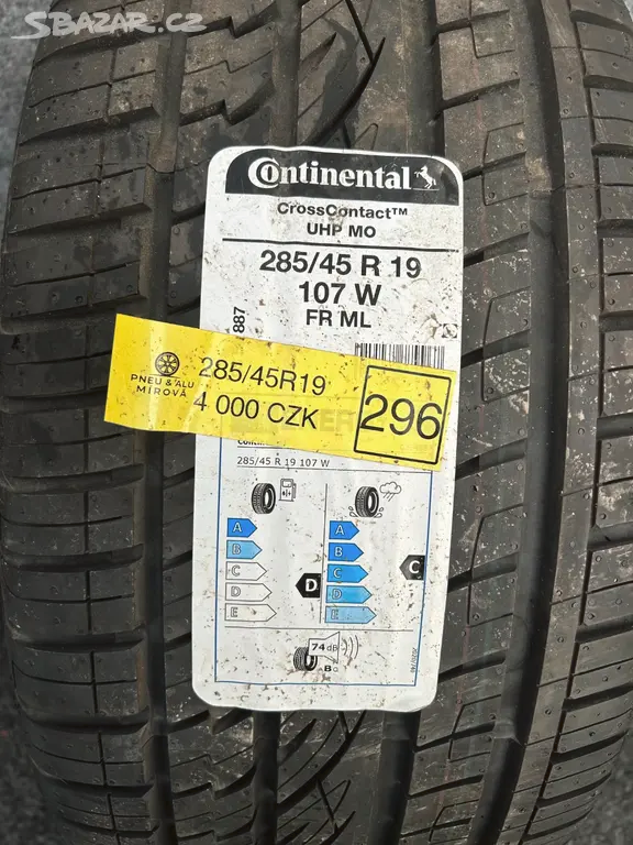 Letní pneumatiky Continental 285/45 R19 - 2