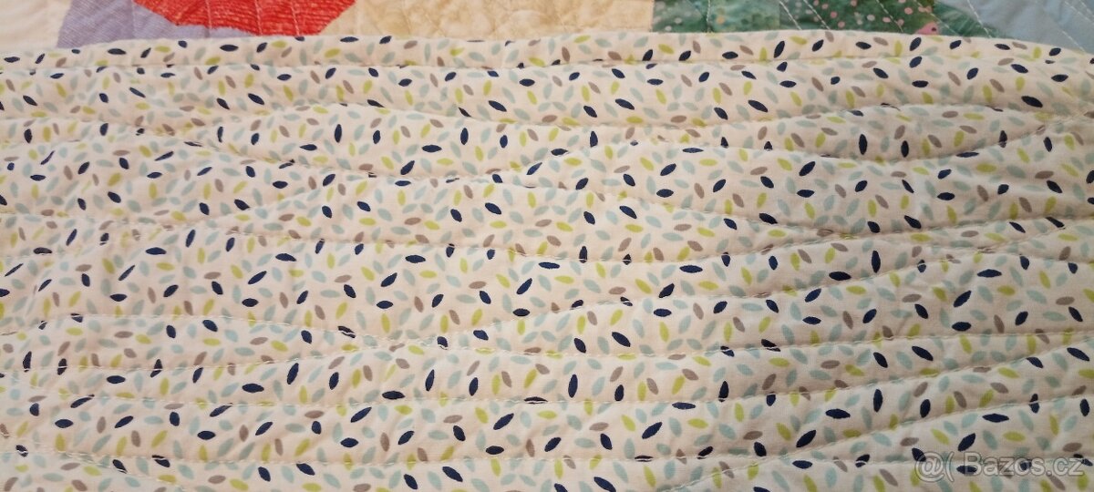 Velká deka patchwork podzimní listí - 2