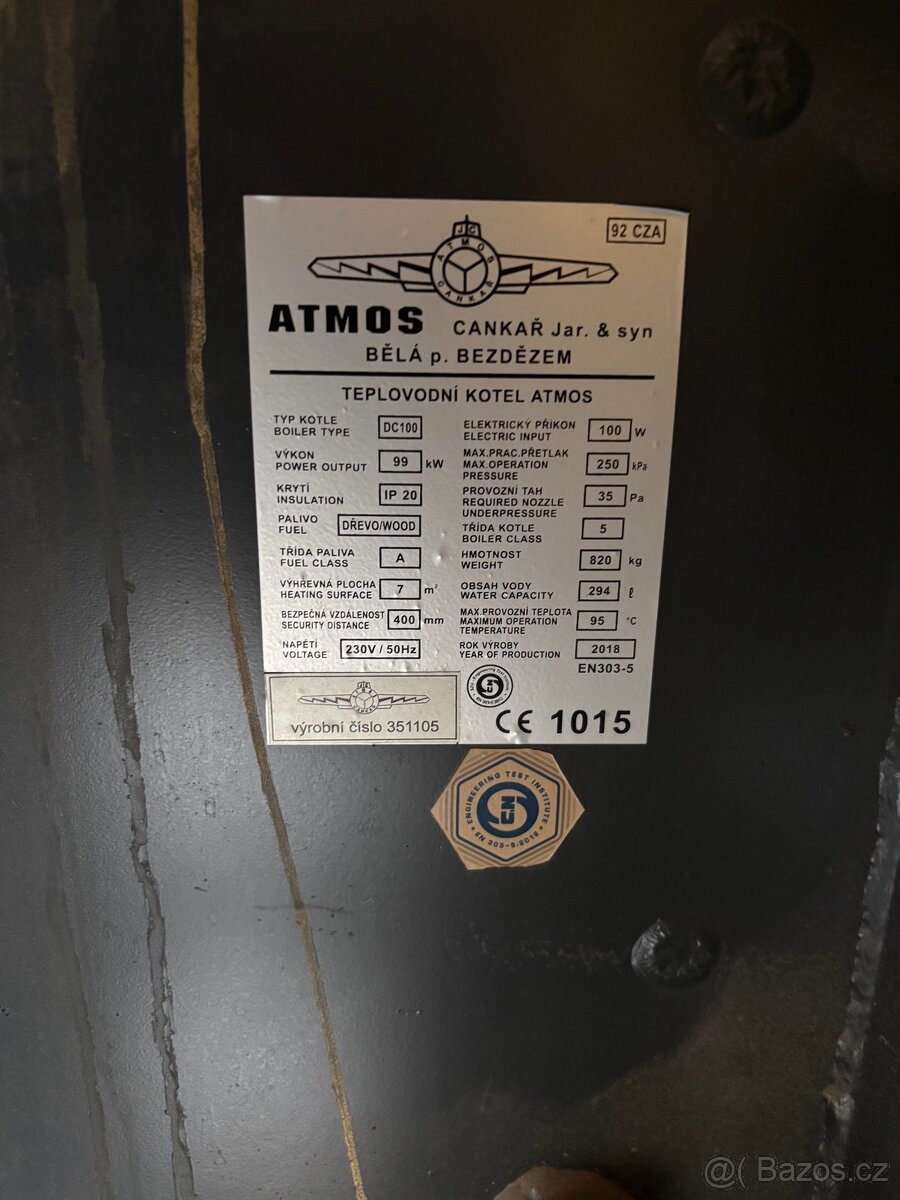 Kotel atmos 100 kw - 2