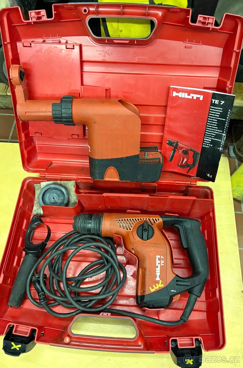 Hilti TE 7 plus odsávání/ SDS plus - 2