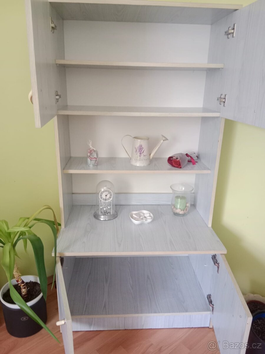 Obývací stěna - šedá - 2