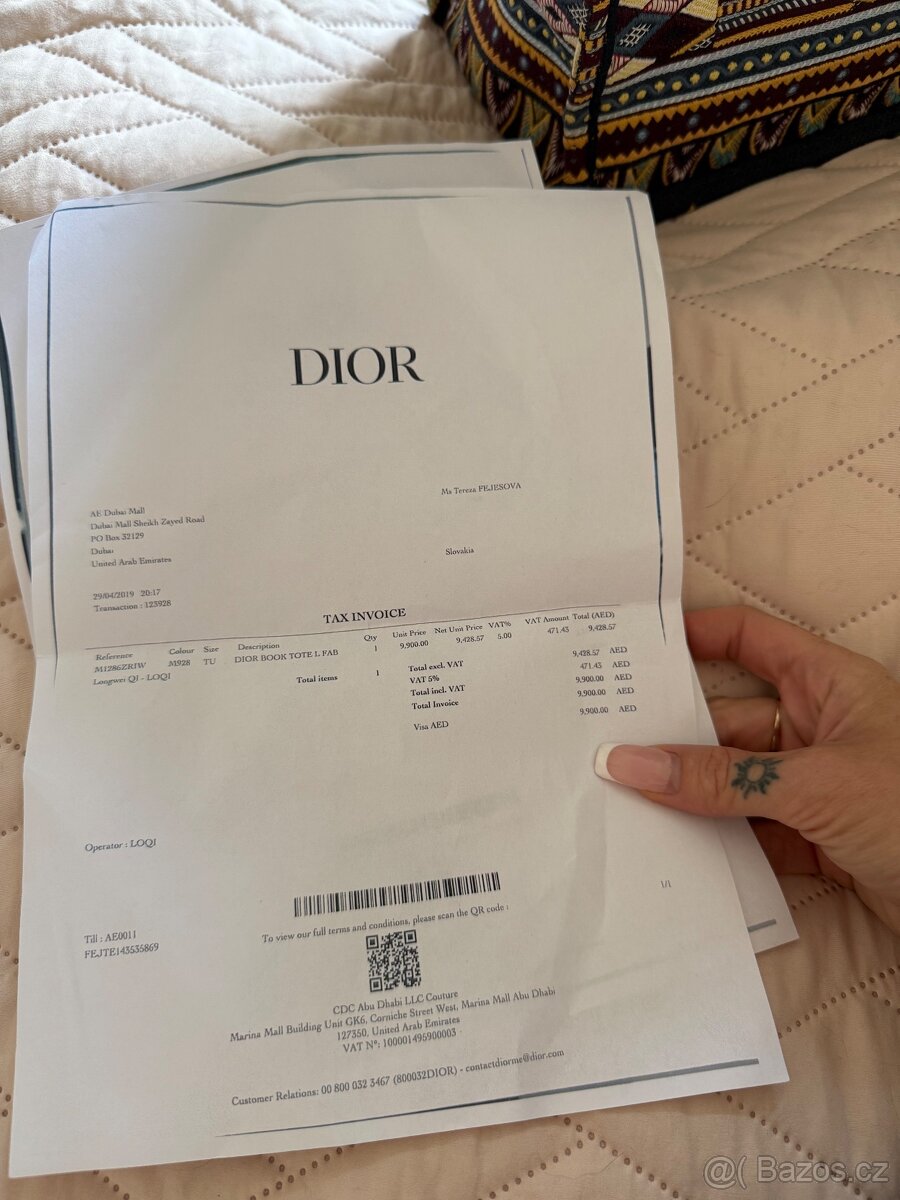 Kabelka Dior tote book large - 2