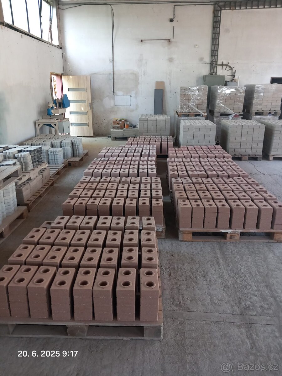 Výrobní linka na lícové cihly pro suché zdění - 2