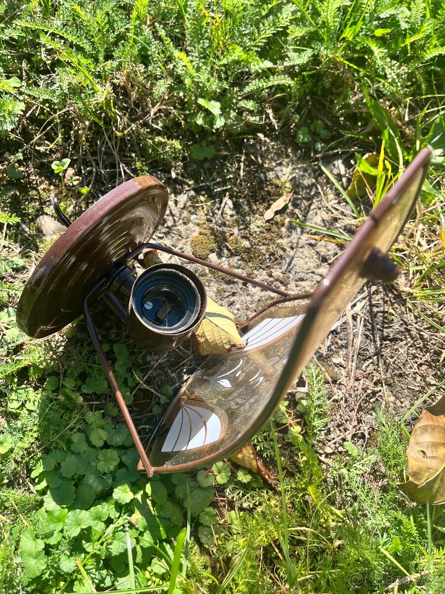 retro lustr a lampička - 2