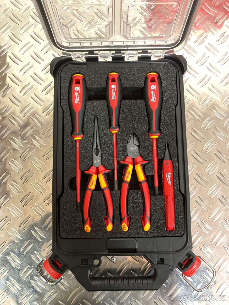 MILWAUKEE PACKOUT nářadí VDE pro elektrikáře, 6ks 4932493599 - 2