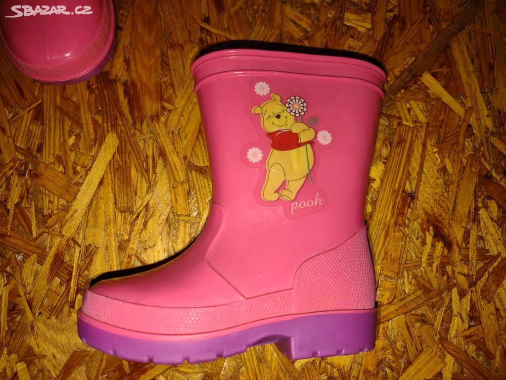 Dětské holinky s medvídkem Pú, velikost 5. - 2