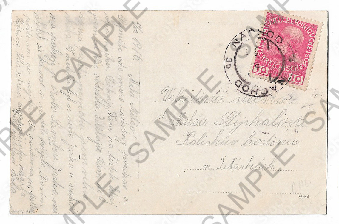 staré pohlednice Čechy - 2