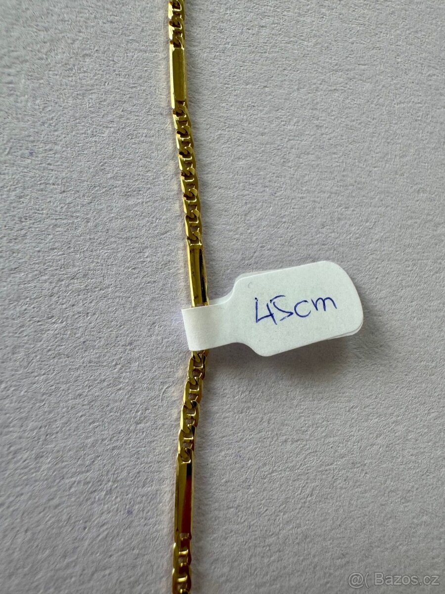 Zlatý řetízek 14K, 6,0 g, 45 cm - 2