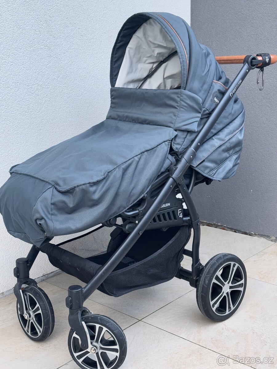 Kočárek Gesslein F4 Air+ v plné výbavě. - 2