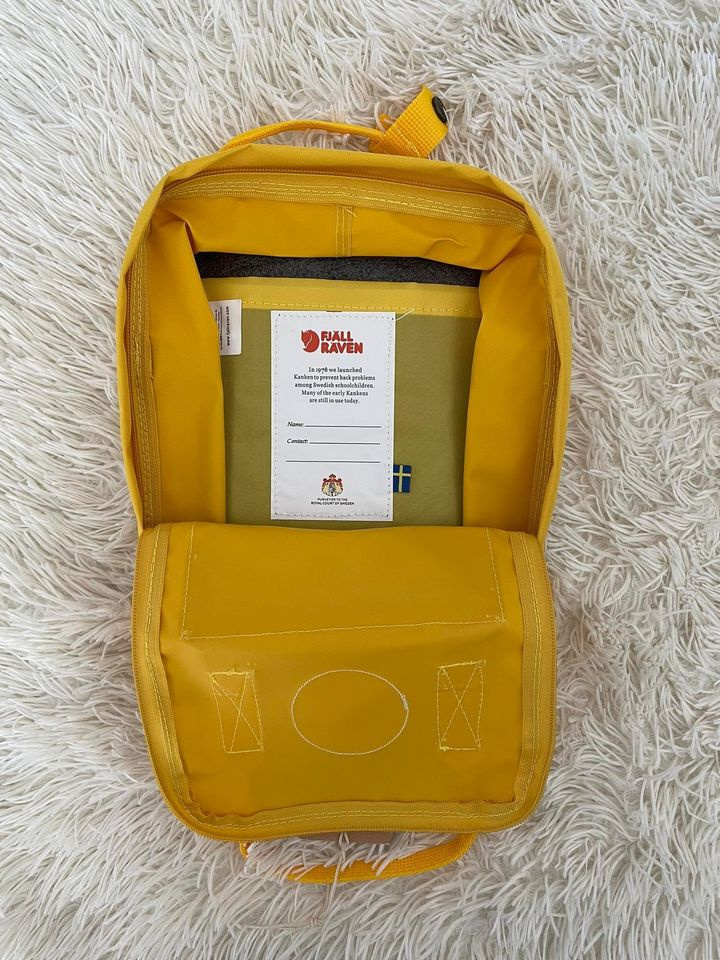 Nový batoh Fjällräven Kanken 7L žlutý - 2