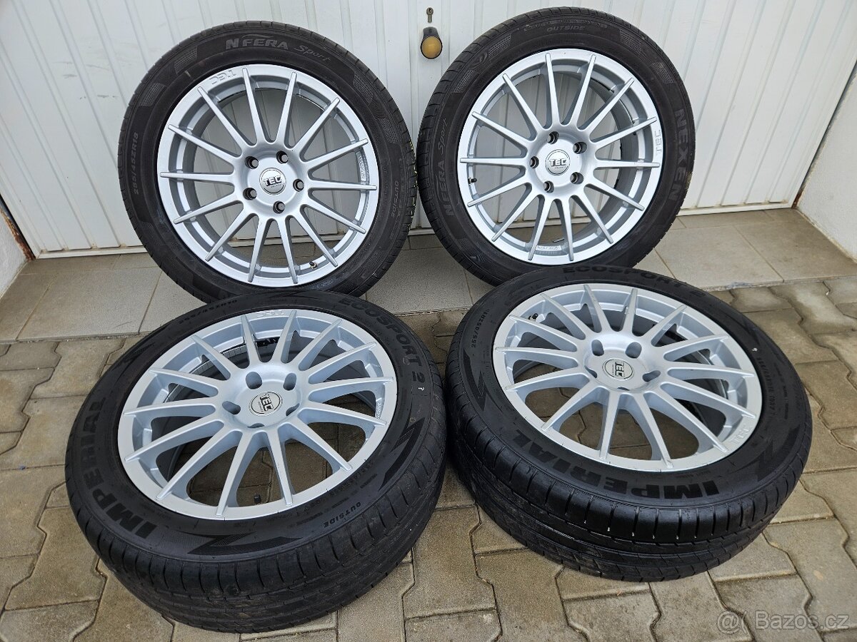 Alu kola ASA tec 5x120 Letní 255/45/18 - 2