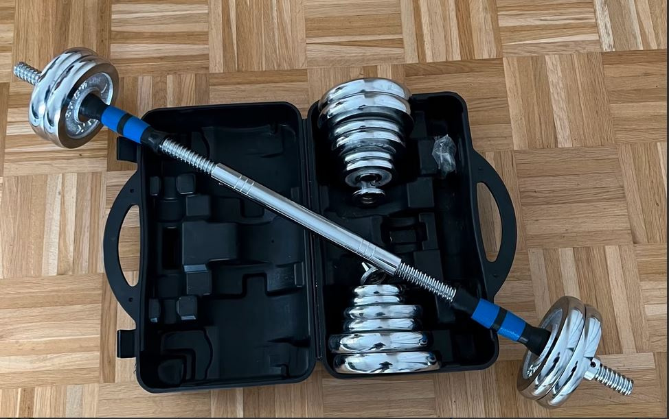 posilovaci sada pochromovana ca. 30 kg - 2