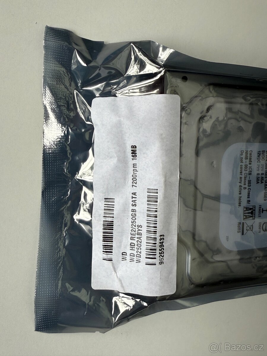 Nový Pevný disk WD HD RE2/250Gb SATA - 2