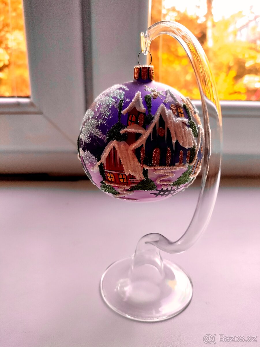 Luxusní vánoční koule se stojankem - 2