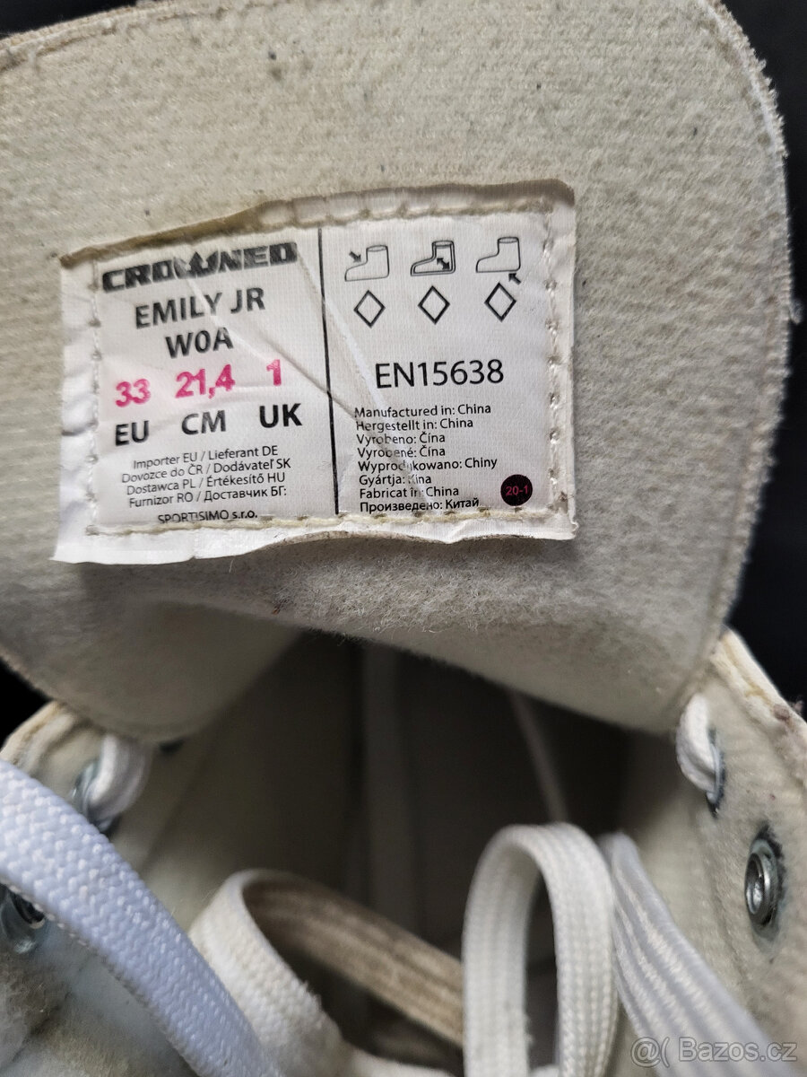 Dívčí brusle Crowned - vel.33 - 2