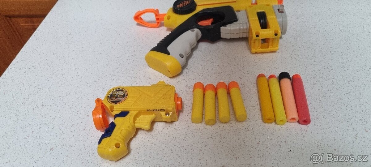 Nerf YELLOW PACK 2 pistole + náboje - 2