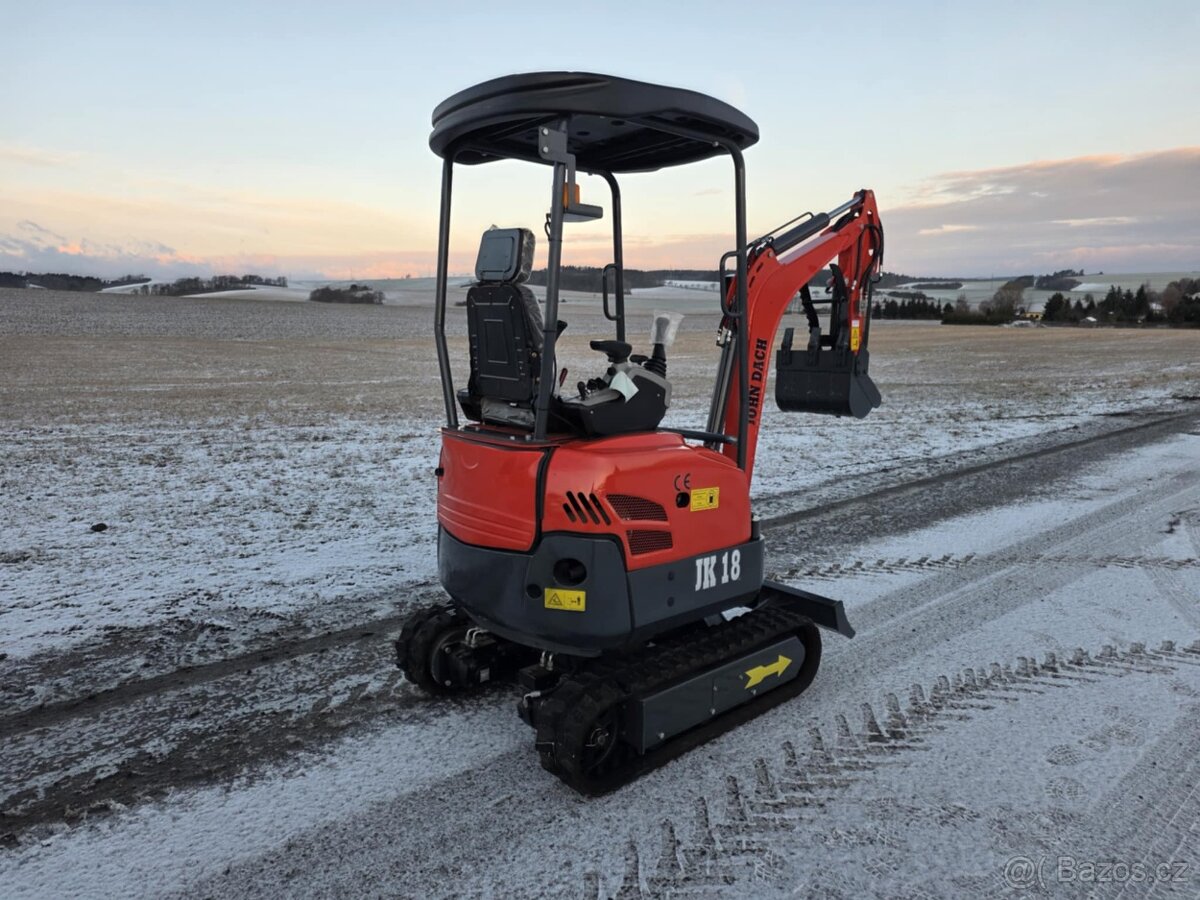 JAPONSKÝ MINIBAGR JK18 1800KG - 2