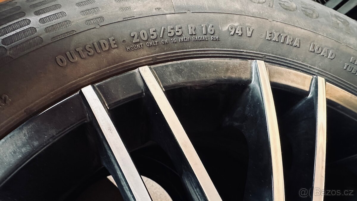 Alu disky kola R16 205/55 - 2