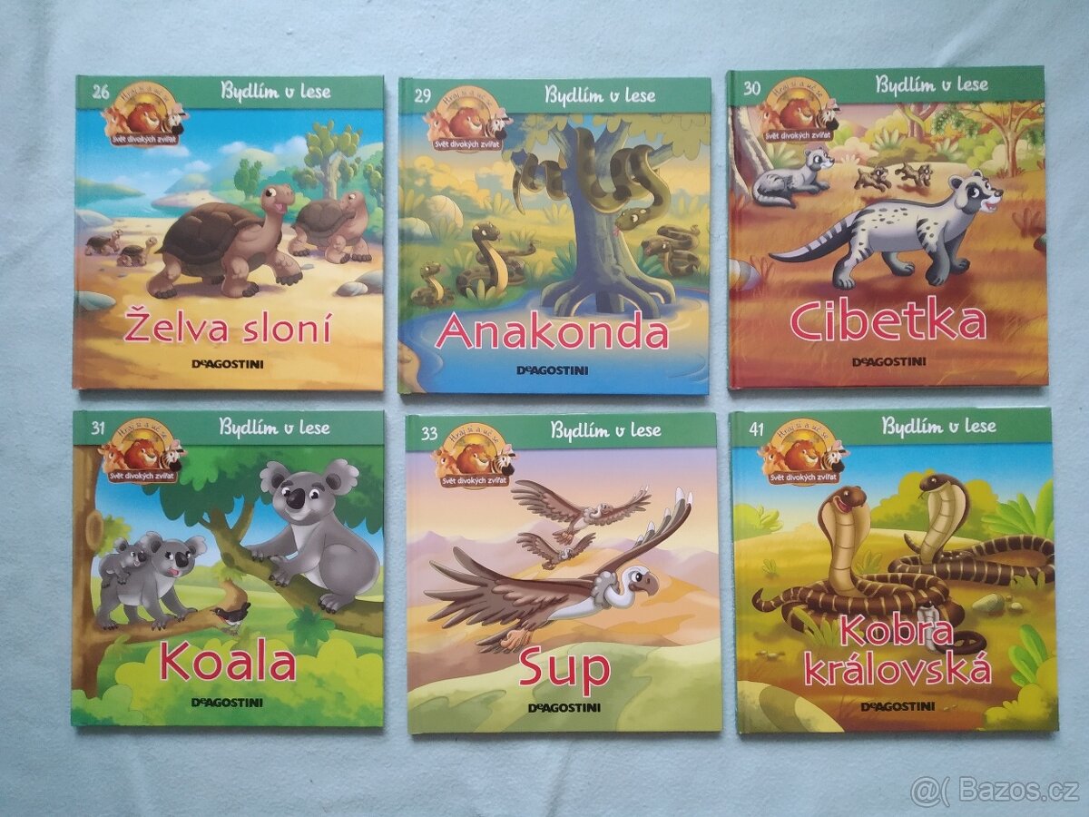 Knihy Bydlím v lese, Bydlím v savaně - 2