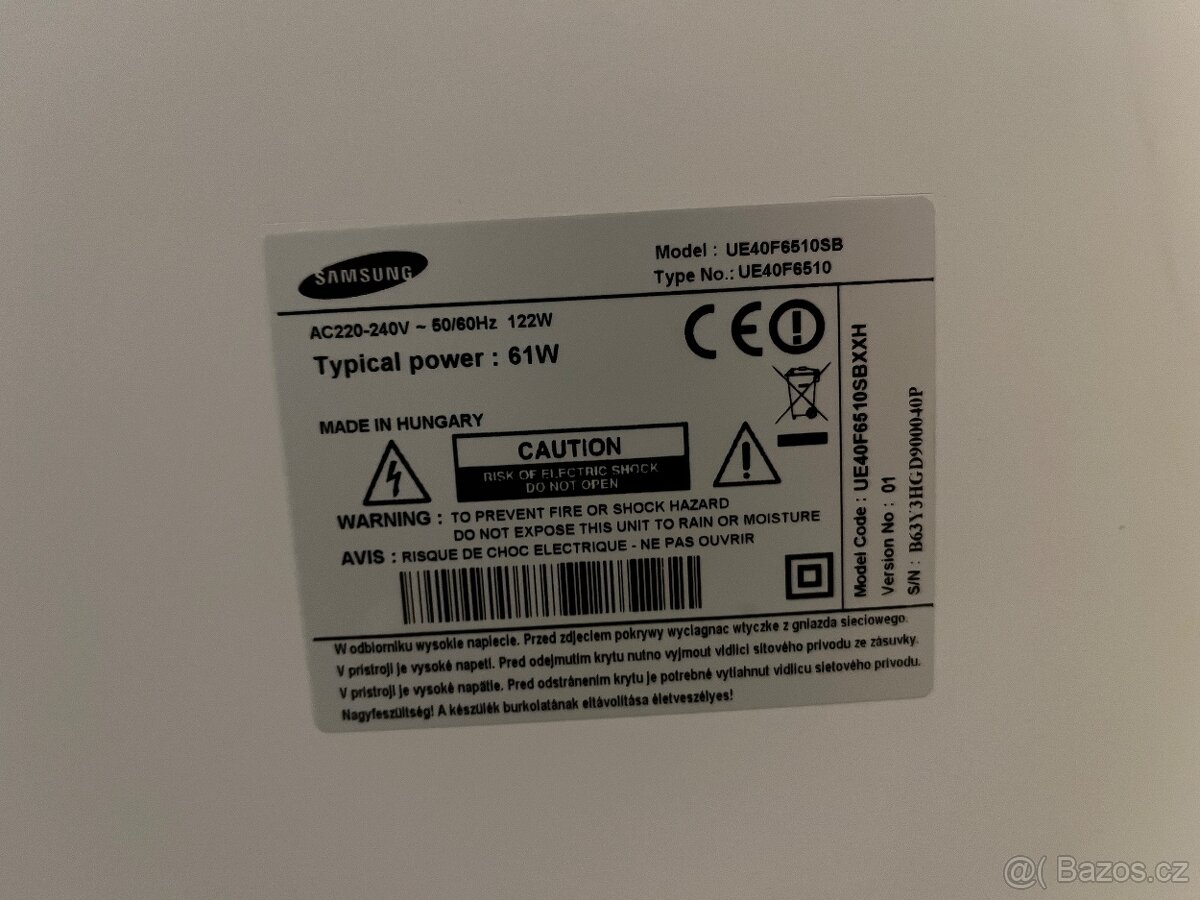 Samsung smart tv 40” - 2