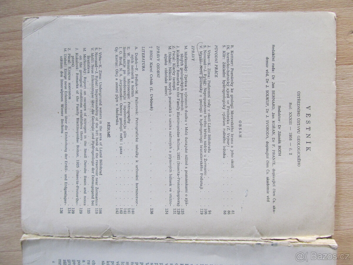 Věstník ÚÚG 1958 č. 2 - 2