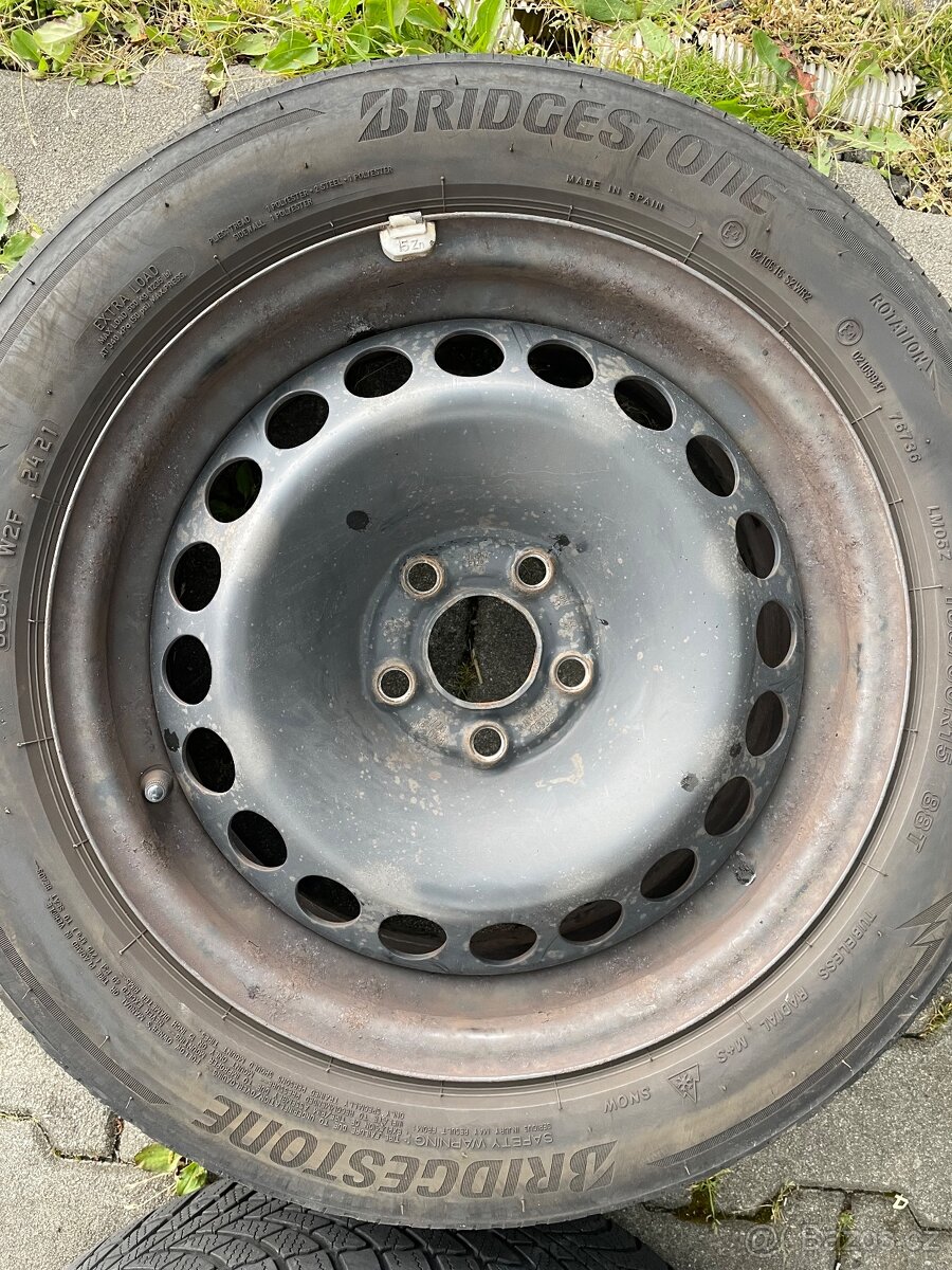 Plechová kola - disky rozteč 5x100 - 2