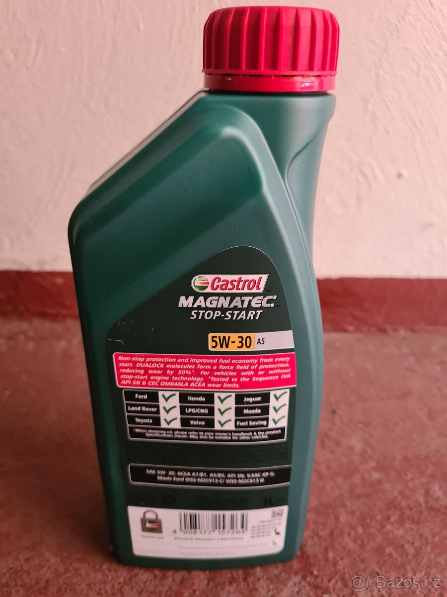 Motorový olej Castro Gagnatec 5W-30 A5 - 2