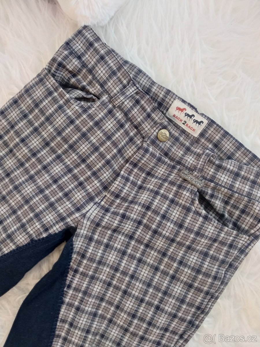 Dětské káro rajtky vel. 152 - 2