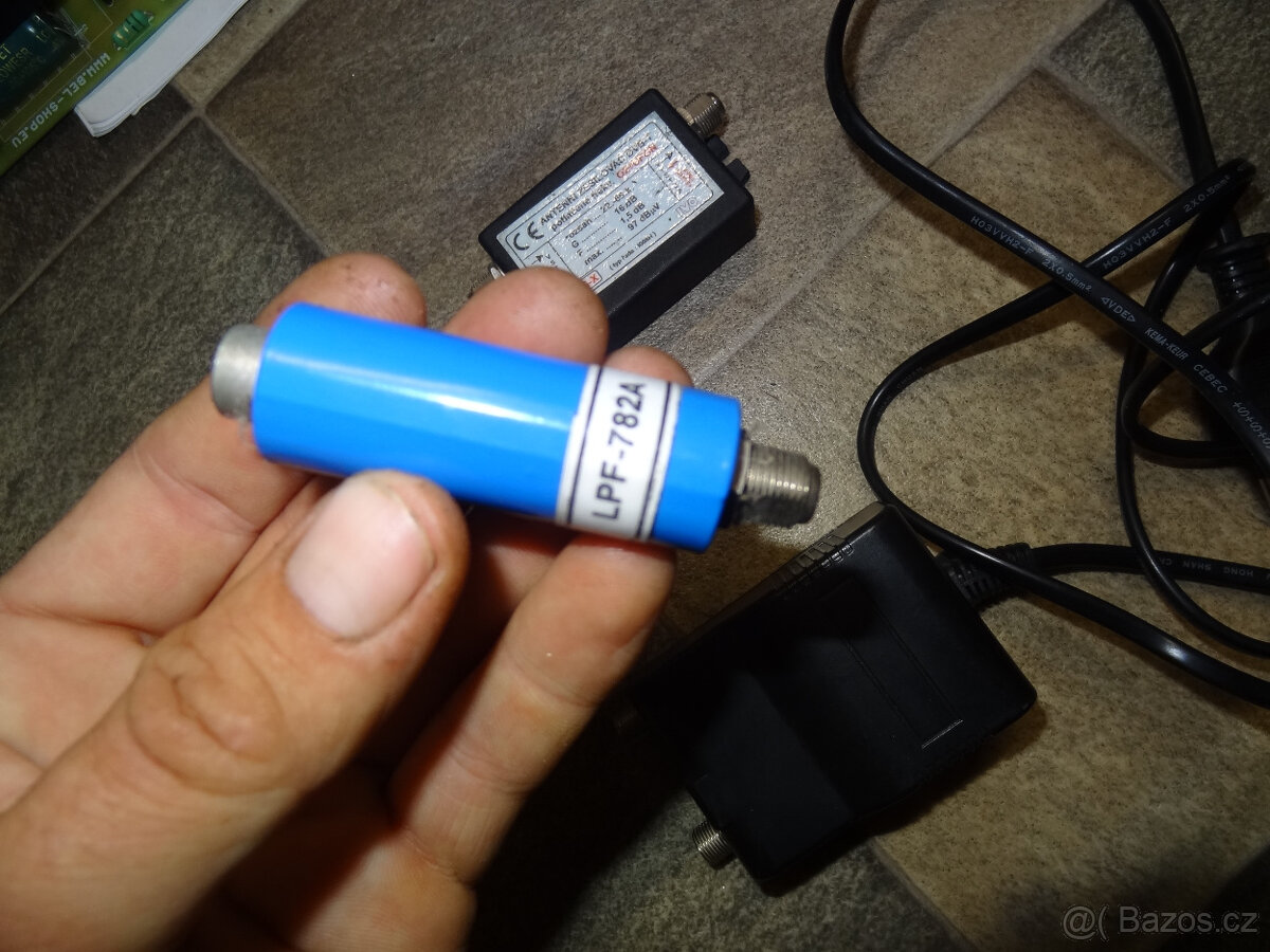 TV DVB-T2 16dB zesilovac ZP16 filtr O2 UFON LTE 4G LPF-782A - 2