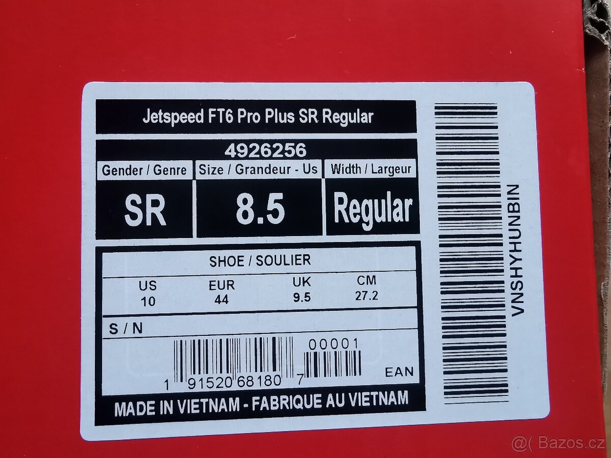 Brusle CCM JetSpeed FT6 Pro vel. 8,5 - 2