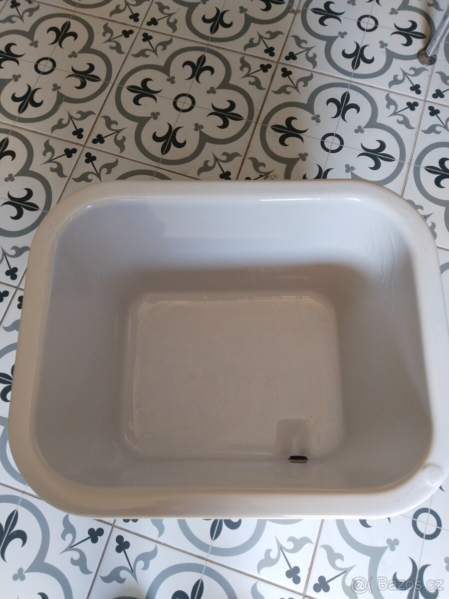 SLEVA Stará keramická výlevka,umyvadlo - 2
