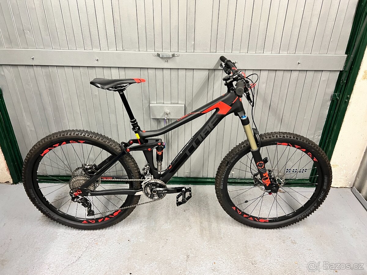 Carbonové kolo CUBE STEREO 140 C:62 Race 27,5 TOP STAV - 2