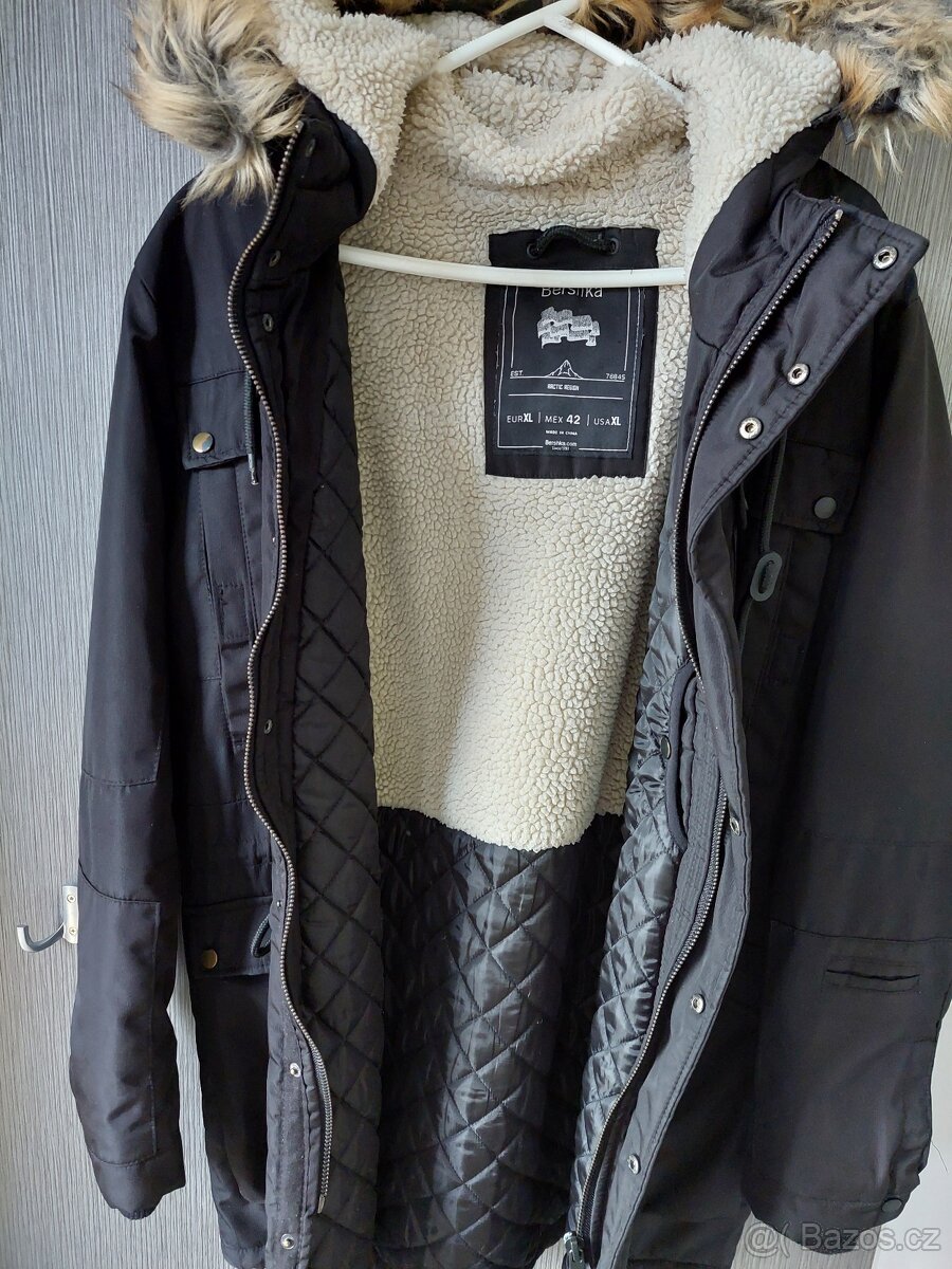 Pánská zimní bunda s kožíškem - 2