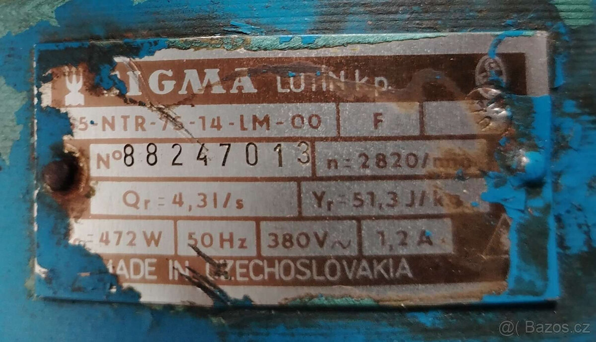 Oběhové čerpadlo SIGMA Lutín - 2