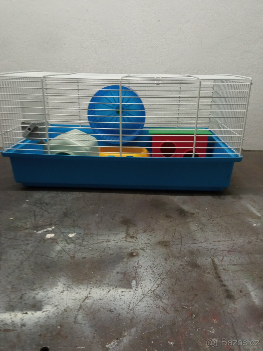 Prodám klec na drobné hlodavce. - 2