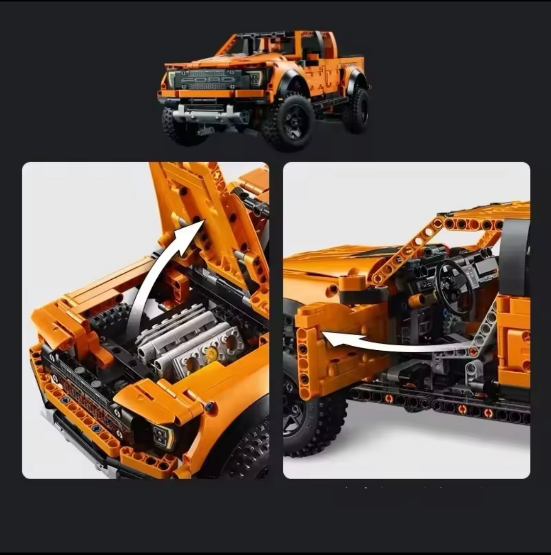 NOVÉ Ford Raptor - 1379ks kostek - 2