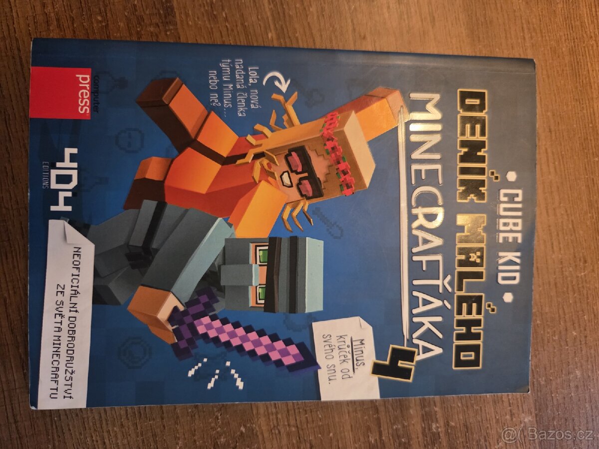 Denik maleho minecraftaka 4,nova kniha - 2