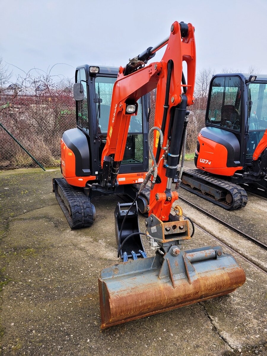 minirypadlo Kubota U27-4 - 2