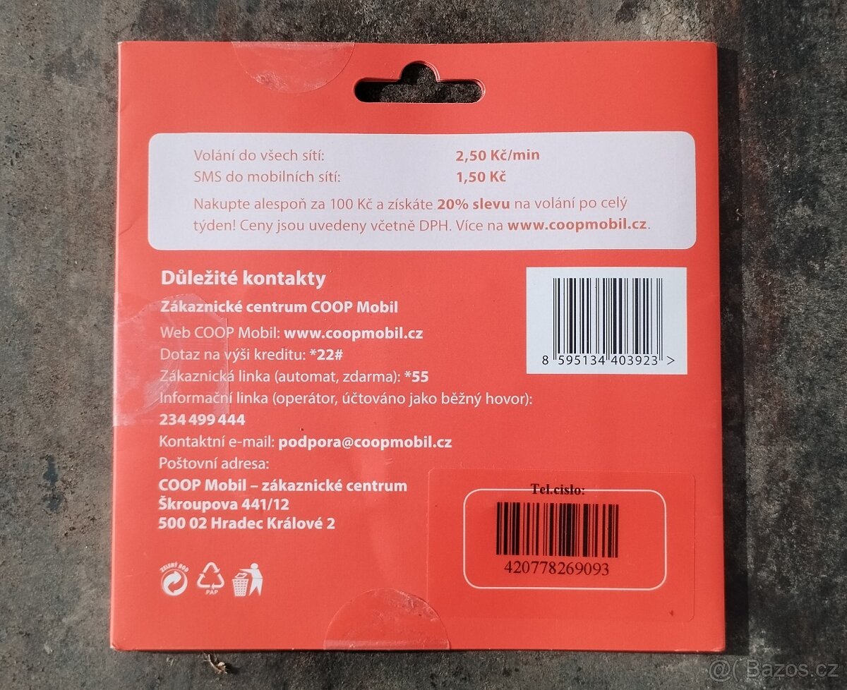 COOP MOBILE SIM KARTA - 2