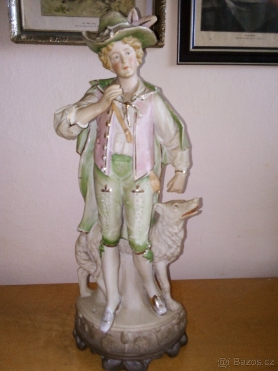 Párové biskvitové sošky - 2