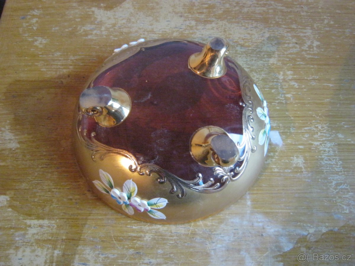 Miska - malované sklo - 2
