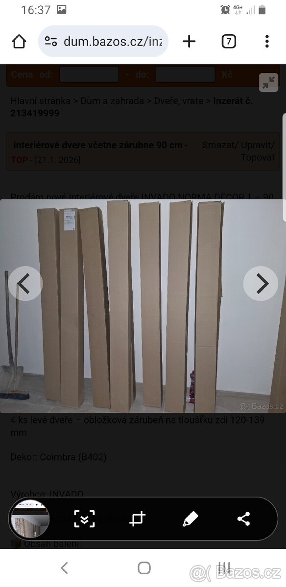 Intetierove dvere vcetne kovani - 2