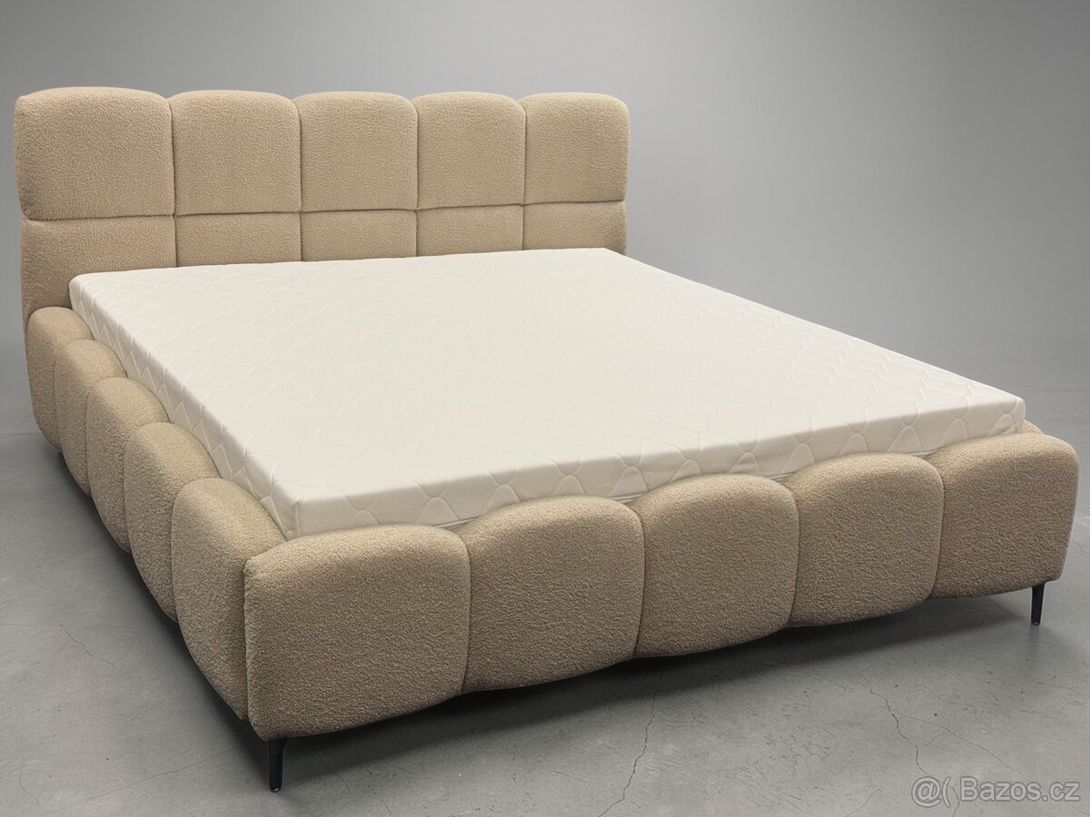 Béžová postel Bubble 180x200 . Nové skladem - 2