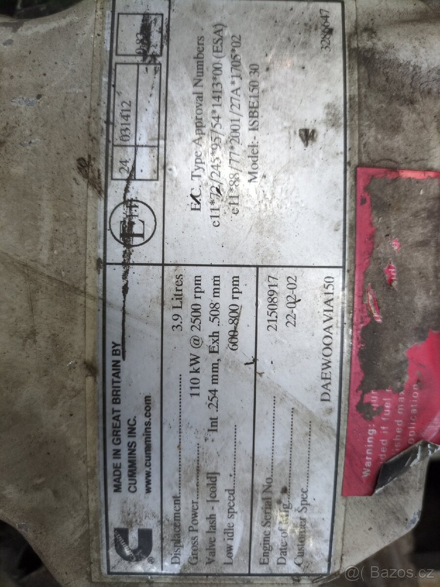 Blok motoru ISBe 150 30 cummins 110kw - 2