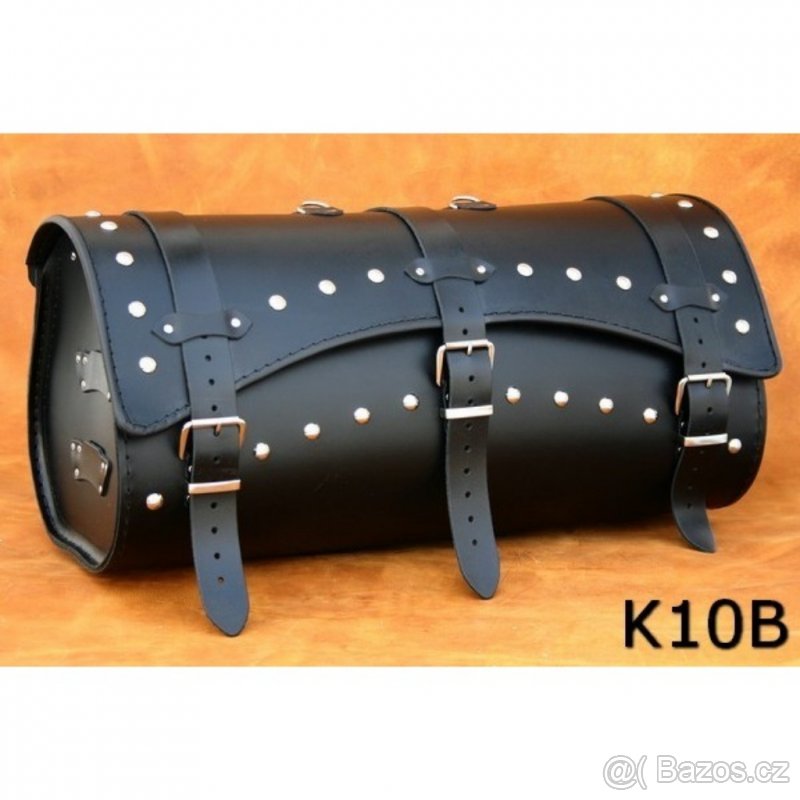 Kožený kufr - válec na chopper 60cm typ 10A,B,C - 2
