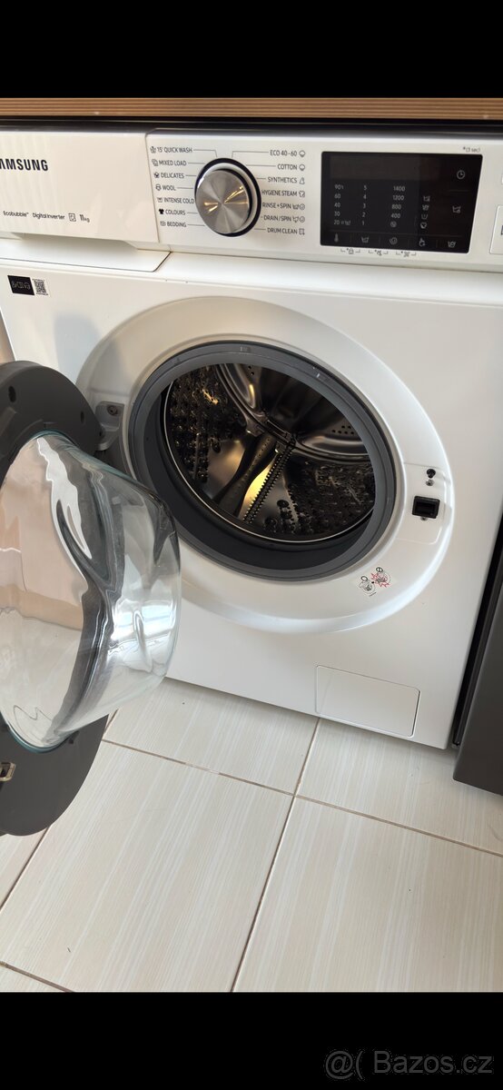 Pračka Samsung Ecobubble 11 kg, 1400 ot./min, parní program, - 2