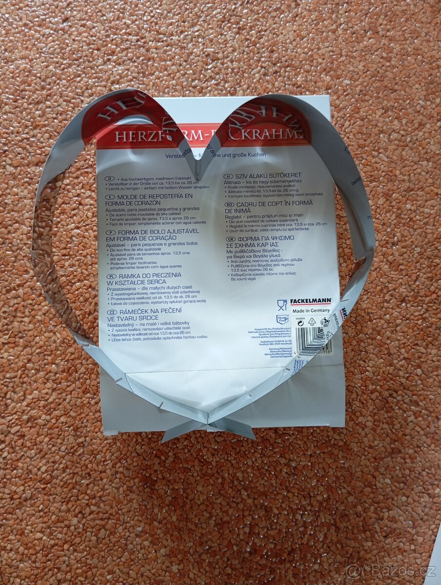 nastavitelná forma srdce - 2