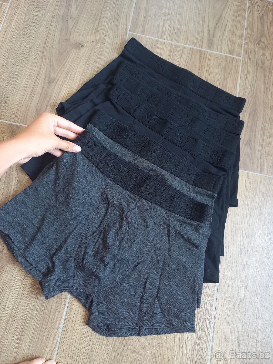 Pánské boxerky vel M 6ks nové - 2