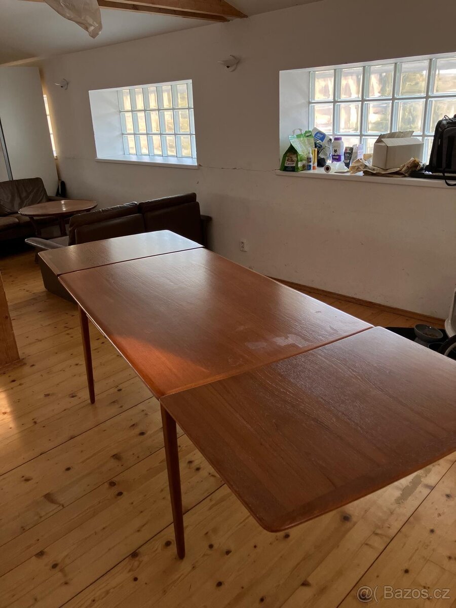 Stůl z masivu, rozkládací - 2