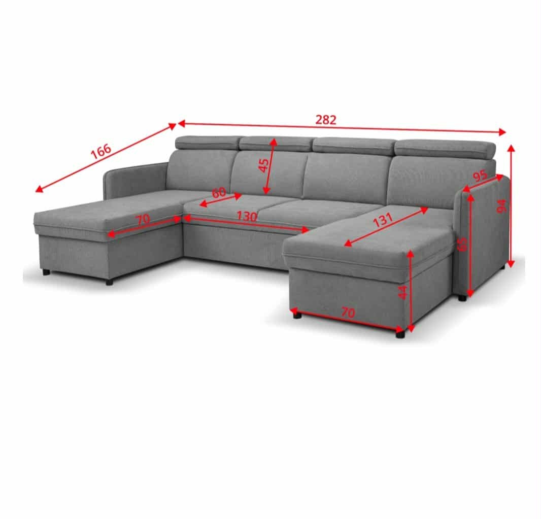Sedací souprava do U - 2